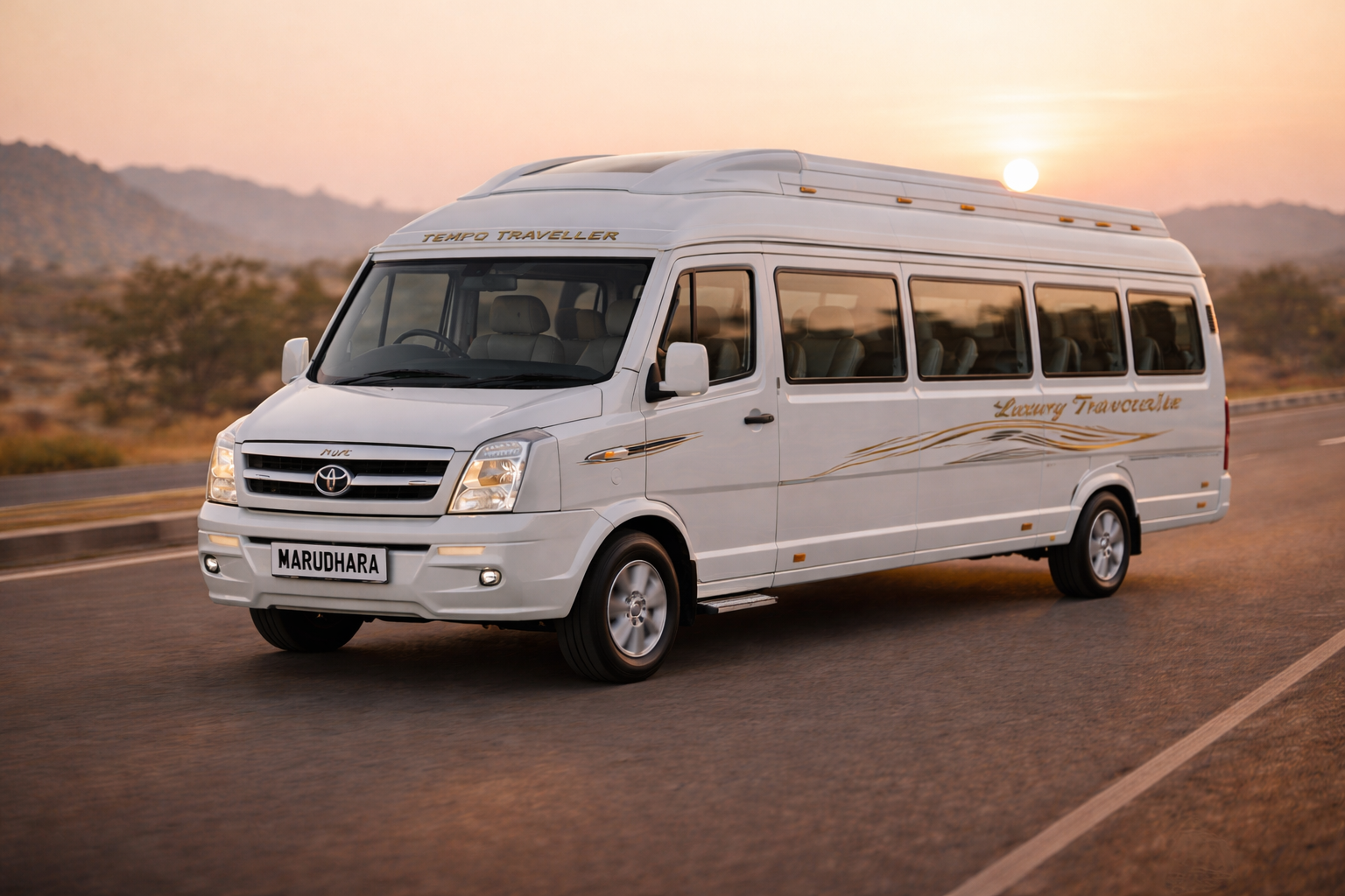 16 Seater Premium Tempo Traveller